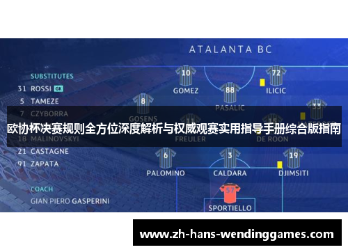 欧协杯决赛规则全方位深度解析与权威观赛实用指导手册综合版指南